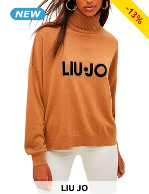 LIUJO Pullover «Portalogo», beige
