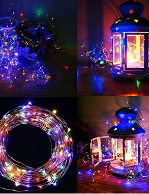 Solar-Girlande «Polaris», 300 LEDs, 32 m