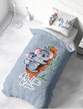 Garnitur «My little koala» 160 x 210 cm + 65 x 100 cm