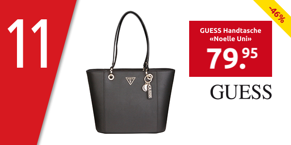 GUESS Handtasche «Noelle Uni», schwarz