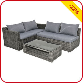 Gartenset «Modulo», 4-teilig