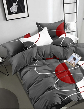 Duvetbezug «Tania» 160 x 210 cm + Pfulmenbezug 65 x 100 cm, rot