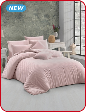 Garnitur «Plaza» 160 x 210 cm + 65 x 100 cm, rosa