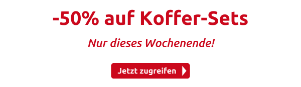 -50% auf Koffer-Sets
