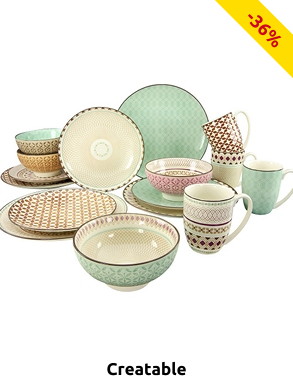 Kombiservice «Mandala», 16-teilig