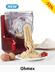 Ohmex Pastamaschine «PAS-2200», 11 Accessoires