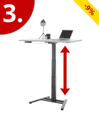 Sitz-Steh-Schreibtisch «Go Up», elektrisch verstellbar