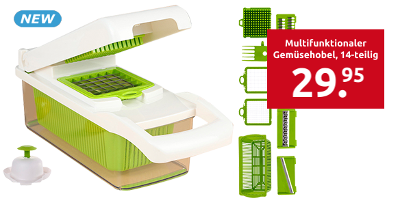 Multifunktionaler Gemüsehobel, 14-teilig