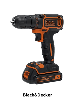 Black & Decker Bohrschrauber « BDCDC18», 18V, Holz und Metall