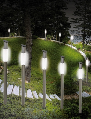 Solarlampen LED Sticks, 4 Stück
