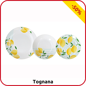Tognana Tafelservice «Madison Panarea», 18-teiliges Set, für 6 Personen
