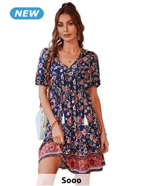 Kleid «Fleur de lys», geblümt