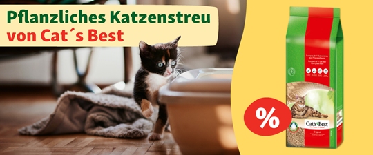 Pflanzliches Katzenstreu von Cat´s Best