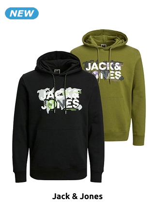 JACK&JONES Sweatshirts «Champion», 2er-Pack, schwarz + grün
