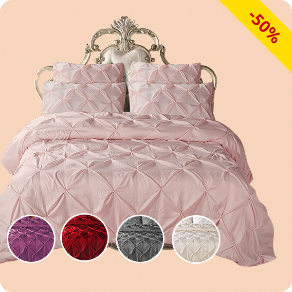 Duvetanzug «Sara», 160 x 210 cm, rosa