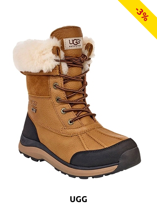 UGG Winterstiefel aus Leder «Adirondack», beige