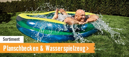 Sortiment Planschbecken & Wasserspielzeug