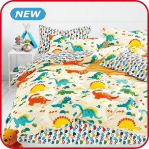 Garnitur «Dino», Duvetanzug 160 x 210 cm + Pfulmenanzug 65 x 100 cm