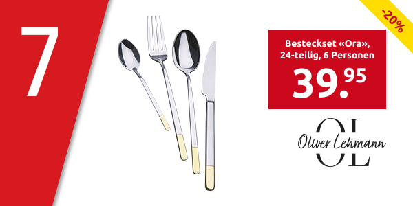 Besteckset «Ora», 24-teilig, 6 Personen