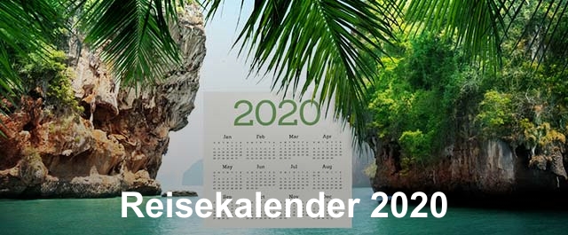 Reisekalender 2020