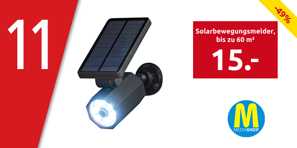 Solarbewegungsmelder «Panta Safe», bis zu 60 m²