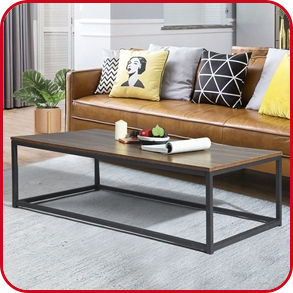 Couchtisch «Facto Coffee», Stahl/Eichendekor