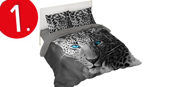 Duvetanzug «Leopard» 160 x 210 cm