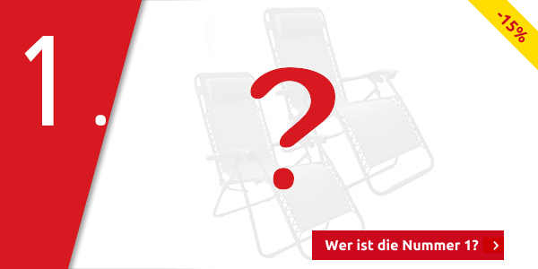 Relax-Stuhl «Charly», 2 Stück,  B 110 x H 65 x T 90 cm, grau