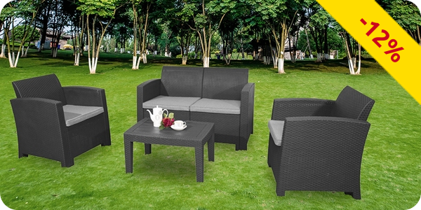 Gartenset «Mitsy», 4-teilig