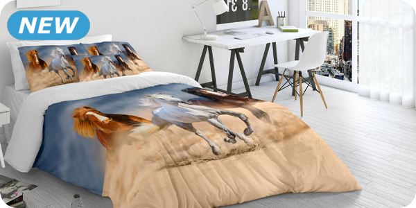 Bettwäsche «Pferde»