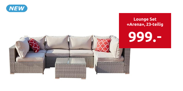 Lounge Set «Arena», 23-teilig, beige
