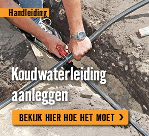 Koudwaterleiding aanleggen | HORNBACH