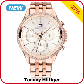 Tommy Hilfiger Uhr für SIE, roségoldfarben