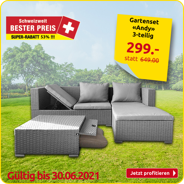 Gartenset «Andy», 3-teilig