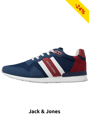 JACK & JONES Sneakers, mit Mesh, blau