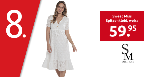 Sweet Miss Spitzenkleid, weiss
