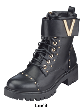 Lov'it Schnür-Stiefeletten, schwarz