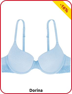 T-Shirt BH Cup E von Dorina, blau