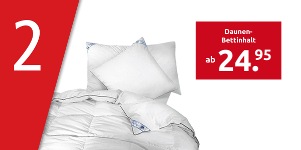 Daunen-Bettinhalt