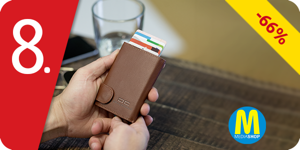 Herren Card Guard in Braun