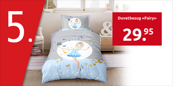 Duvetbezug «Fairy» 160 x 210 cm + Pfulmenbezug 65 x 100 cm