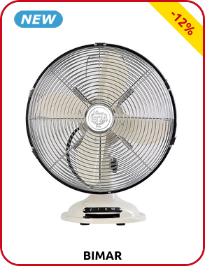 Bimar Ventilator für den Tisch «VTM33», 3 Geschwindigkeiten, H 30 cm