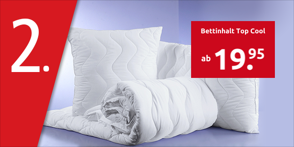 Bettinhalt Top Cool, mit thermoregulierendem Effekt