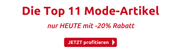 Die Top 11 Mode-Artikel