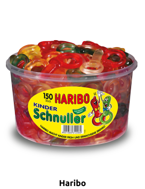 Haribo Kinder Schnuller Dose, 1,2 kg