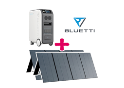 Akkubatterie Power Station BLUETTI EP500Pro 5100 Wh + 2x 350W Paneel im Set