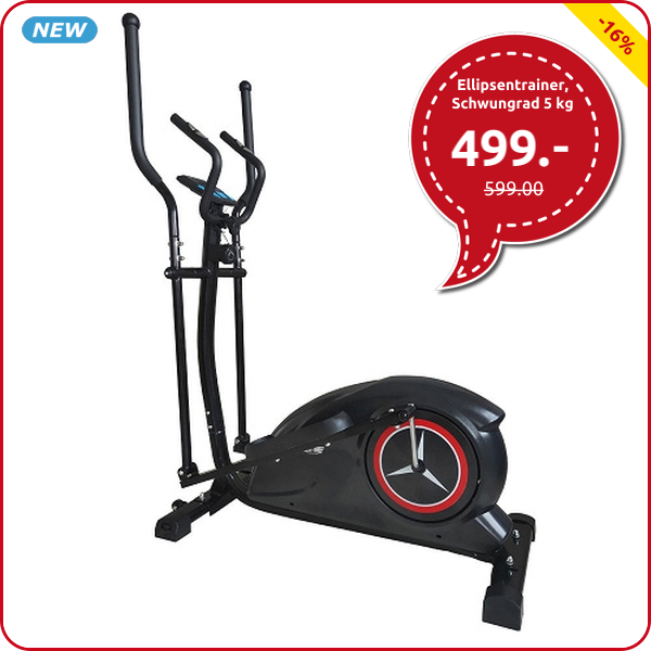 Ellipsentrainer, Schwungrad 5 kg