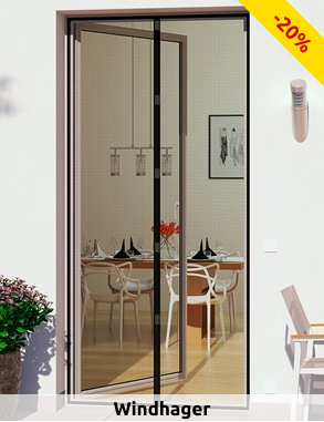 Windhager magnetisches Fliegengitter, B 95 x H 215 cm