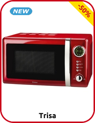 Trisa Mikrowelle «Micro Professional», rot