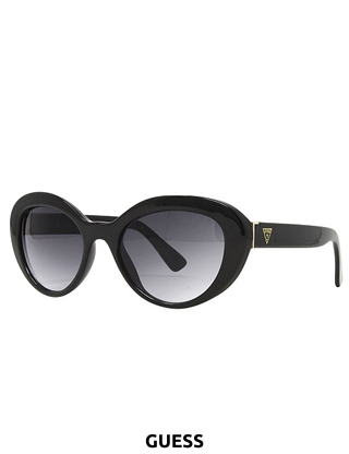 GUESS Damensonnenbrille, schwarz